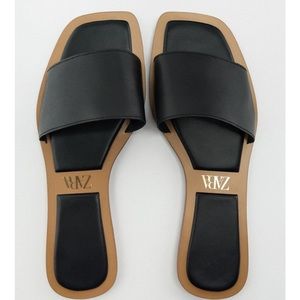 Zara Flat Leather Sandals